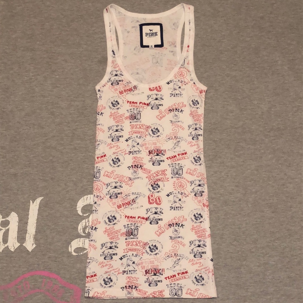 NWOT Victoria’s Secret PINK Vintage Style Tank XS